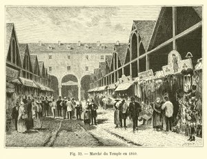Temple Market in 1840