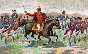 Marshal Joachim Murat at the Battle of Jena, October 14 by French School
