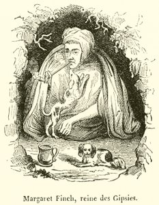 Margaret Finch, Queen of the Gypsies (engraving) by French School