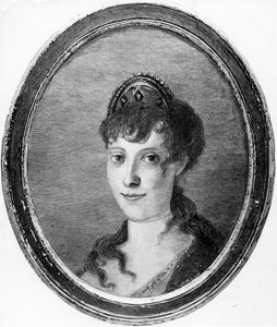 Maria Letizia Ramolino as a young woman by French School