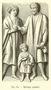 Gaulish marriage by French School
