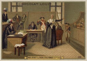 Marie Antoinette before the Revolutionary Tribunal, 14 October 1793