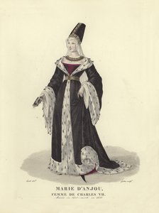 Marie of Anjou, wife of King Charles VII of France by French School