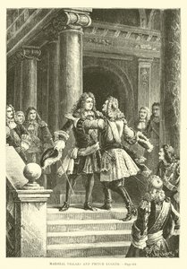 Marshal Villars and Prince Eugene by French School