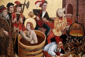 Martyrdom of St John by French School