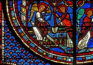 Mary Magdalene Window: Mary at Jesus