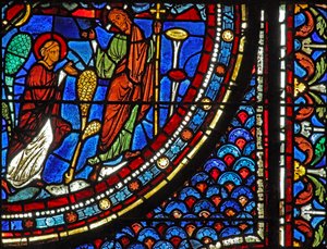 Mary Magdalene Window: The Resurrection - Noli Me Tangere by French School