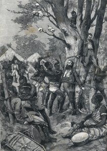 Massacre in Congo: Europeans supplicies by cannibals (in 