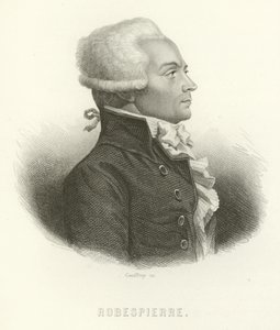 Maximilien de Robespierre by French School