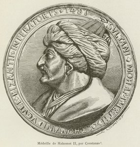 Medal of Mehmed II by Constanzo by French School