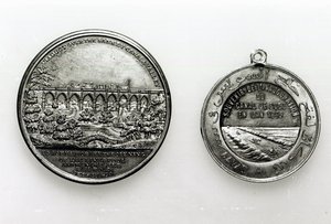 Medal commemorating the opening of the Suez Canal, 1869 by French School