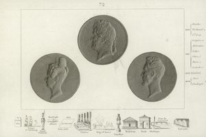 Medallion of Louis Philippe I of France by French School