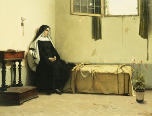 Meditation by French School