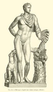 Meleager (engraving) by French School