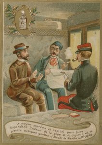Menthe de Ricqles, Trade Card by French School