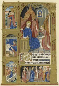 Miniature of the Annunciation by French School
