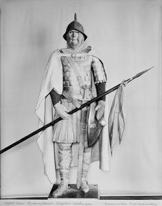 Model of a Carolingian cavalryman by French School