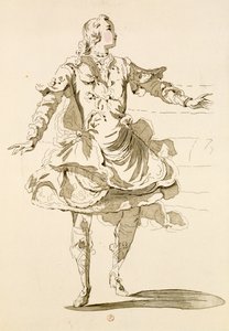 Monsieur Jeliotte as Pigmalion, in Pigmalion, a Libretto by Lamotte, Composed by Jean-Philippe Rameau, 1748 by French School