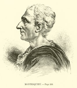 Montesquieu by French School