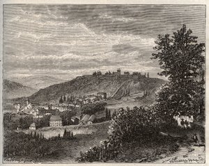 Montmedy - Meuse, in region Lorraine - engraving in La France illustree: geography, history, statistical administration by V.A. Malt-Brown. 1884 by French School