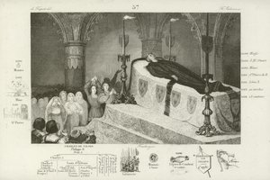 Mourning the death of Louis XII of France, 1515