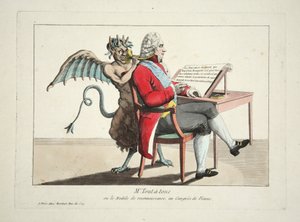 Mr. Tout-a-tous ou le Modele de Reconnaissance, au Congres de Vienne, pub. 1815