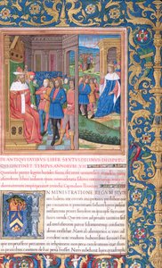 Illustration from Book XVI, Chapter 1 of the Antiquities of the Jews by Flavius Josephus by French School
