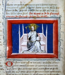 God in Majesty, from the Bible des Grands Augustins