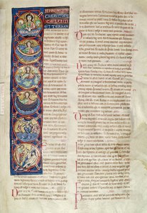 The Six Days of the Creation, from the Bible of St. Sulpicius of Bourges