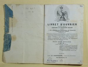 Frontispiece of the Livret d