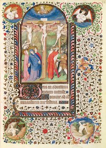 Crucifixion, from a Book of Hours used by a woman from Poitiers