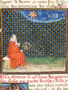 Properties of the Sky, from Le Livre des Proprietes des Choses by Jean Cordichon by French School