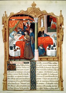 Miracles at the Tomb of St. Louis, from Le Livre des Faiz de Monseigneur Saint Louis
