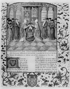 Coronation of Henry VI (1421-71) by French School