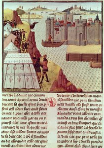 Page from the Histoire du Grand Alexandre by Jean Vauquelin, c.1465