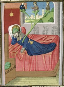 The Tree of Jesse (from the Bible of Jean XXII) by French School