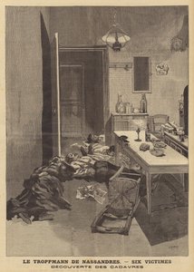 Murder of a family of six at Nassandres by a killer named Caillard