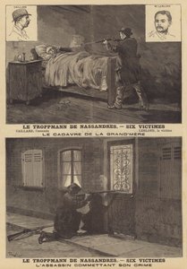 Murder of a family of six at Nassandres by a killer named Caillard by French School