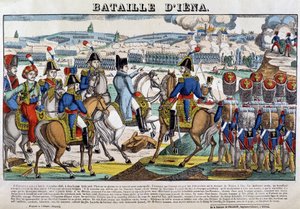 Napoleon at the Battle of Jena (13/10/1806) - image of Epinal by French School