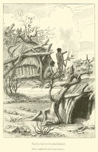 Native hut in Endrachtland by French School