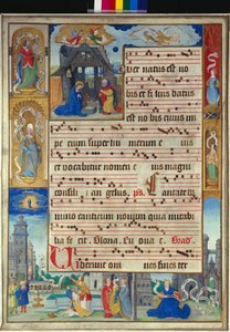 Nativity with Emperor August and a Sibyl