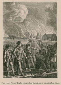 Negro Traffic (Compelling the Slaves to Work); After Eisen