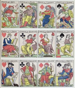 New Playing Card Designs Dating from the French Revolution, 1793