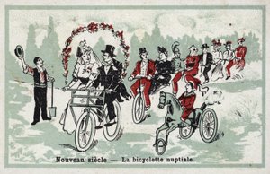 New century - the wedding bicycle