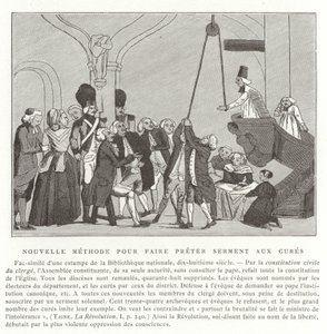 New Method of Administering Oaths to Priests, French Revolution