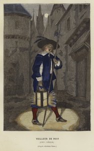Nightwatchman, 16th Century by French School