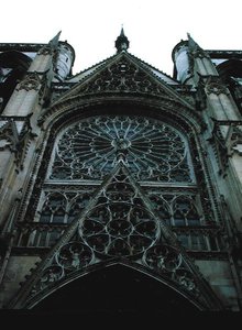 North rose window by French School