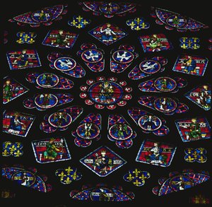 North Rose Window, Glazed by 1234