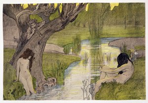 Nymphs Bathing, from L