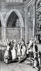 Obedience, illustration from La Vie de Mon Pere by Restif de la Bretonne by French School